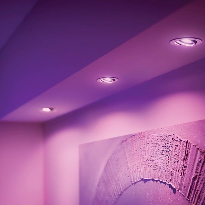 Philips Hue NEW Centura White and Colour Ambiance Smart Ceiling Light [Round - White] With Bluetooth, Works with Alexa, Google Assistant and Apple Homekit - Image 2