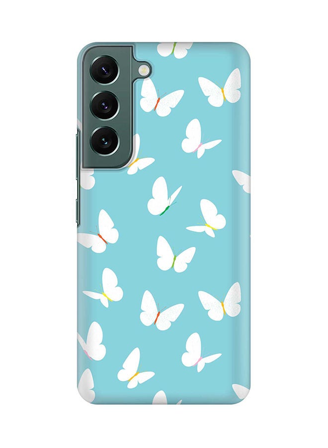 Stylizedd Case for Samsung Galaxy S22 5G Slim Snap Classic Series Shield Matte Finish Print - Fluttering Butterfly - Image 1