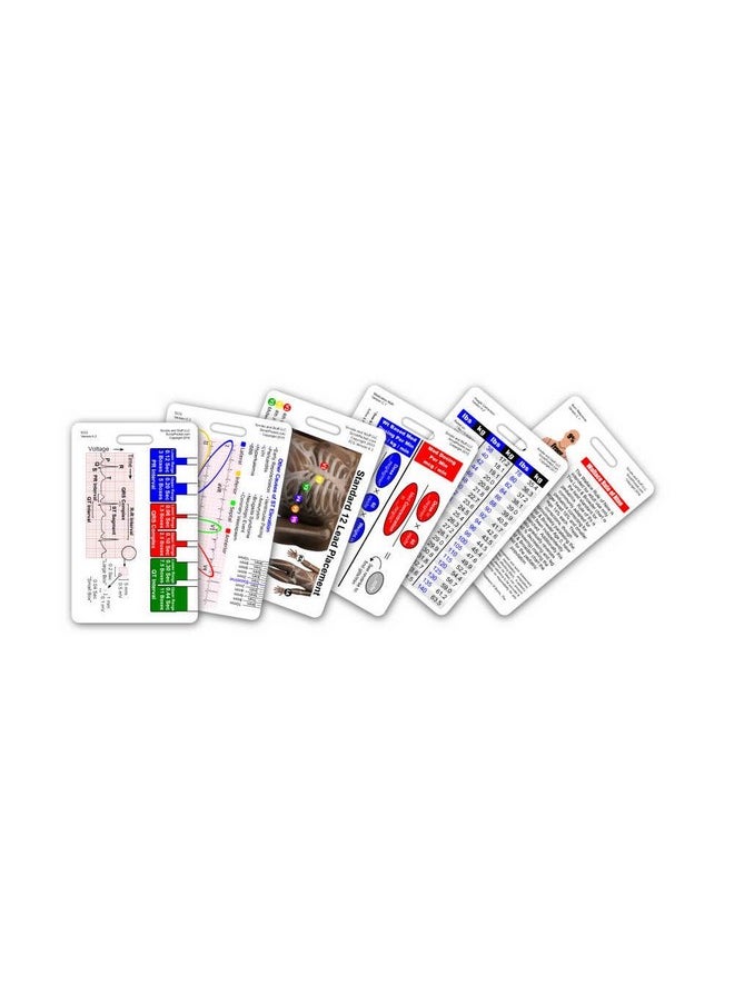 Scrubs and Stuff LLC Mini Paramedic Vertical Badge Card Set - 6 Cards  - Image 1