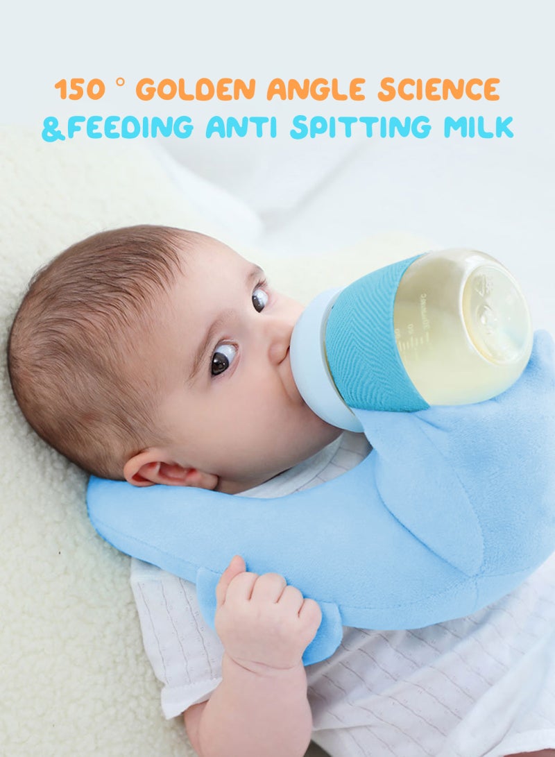 أوربازار وسادة رضاعة ذاتية، وسادة رضاعة ذاتية، وسادة رضاعة طبيعية، حامل زجاجات رضاعة، قطن عضوي للأطفال - Image 4