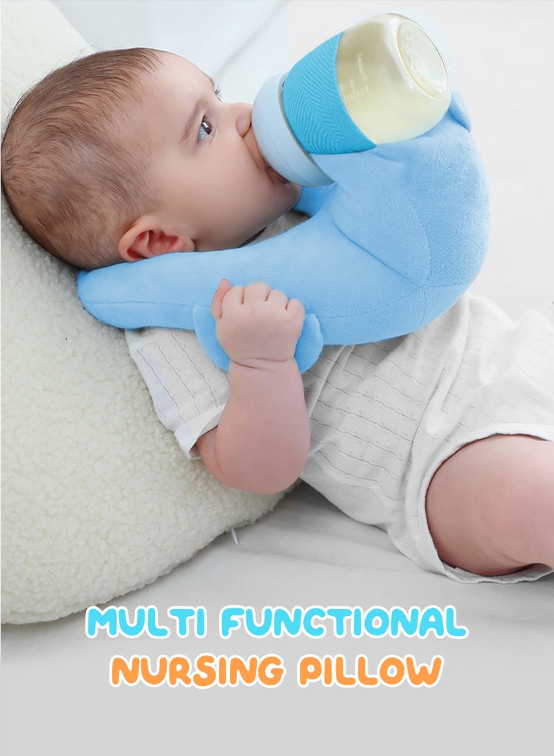 أوربازار وسادة رضاعة ذاتية، وسادة رضاعة ذاتية، وسادة رضاعة طبيعية، حامل زجاجات رضاعة، قطن عضوي للأطفال - Image 2