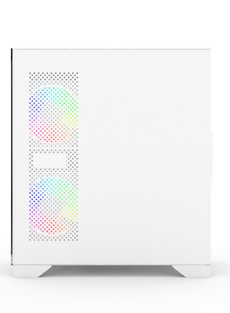 هووك كيس ألعاب هوك  بولت من هوك يأتي مع 4 مراوح ARGB PWM و جهاز للتحكم (ابيض) - Image 5