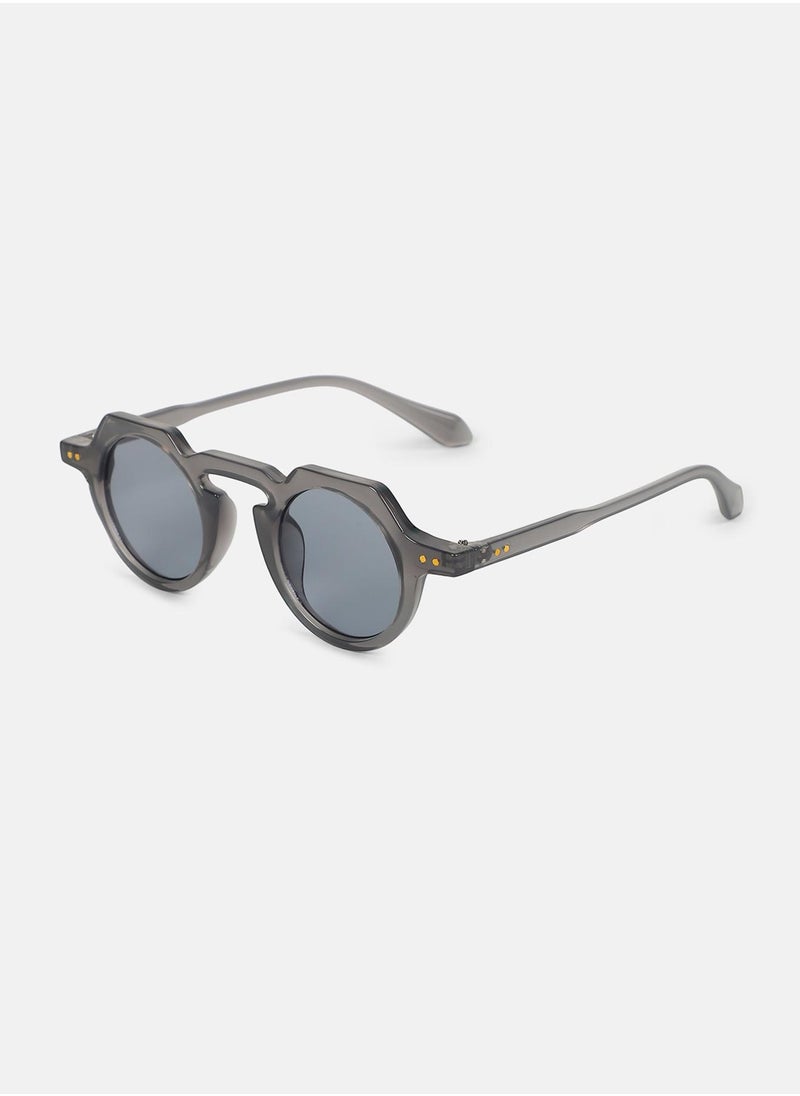 Haute Sauce Polarized Full Rim Round Sunglasses For Women  - Image 5