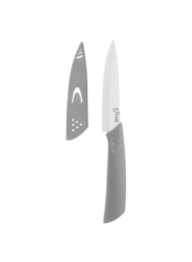 Five Simply Smart Zirco Ceramic Paring Knife Grey and Silver 10 cm 146631 - Image 2