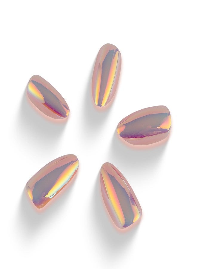 RENEE Stick On Nails Holographic Nail 01| 30 Reusable Artificial Fake Nail Set| Lightweight & Long Lasting| Easy To Use| Quick Fix For Festivals & Special Occasions - Image 2
