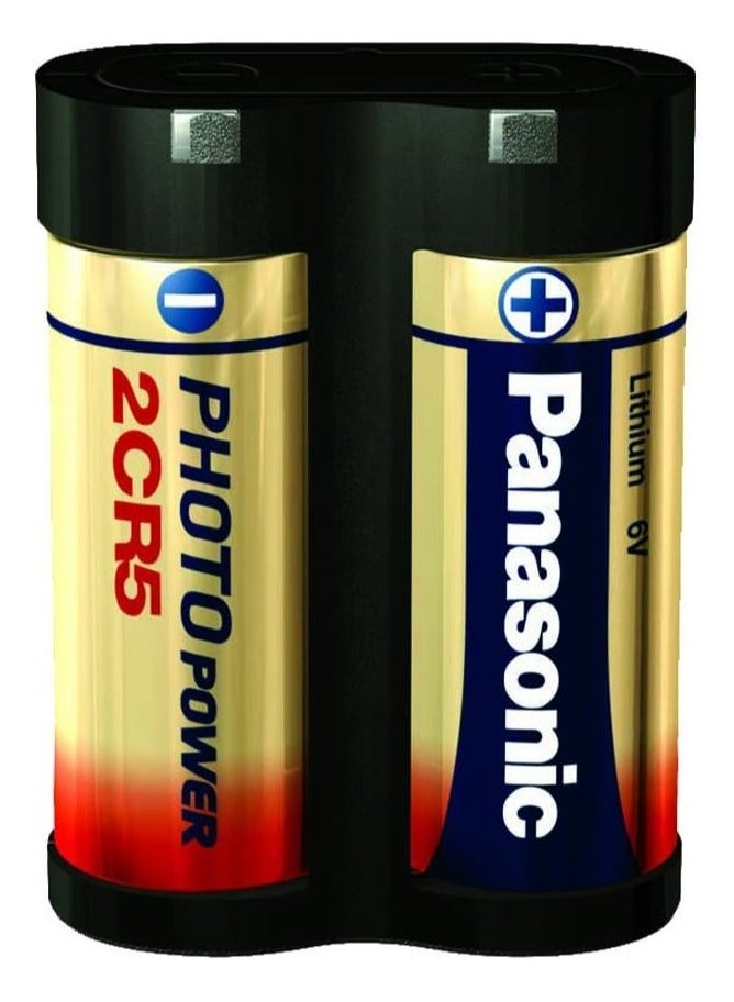 Panasonic 2-Pieces Panasonic 2CR5 Lithium 6V Batteries