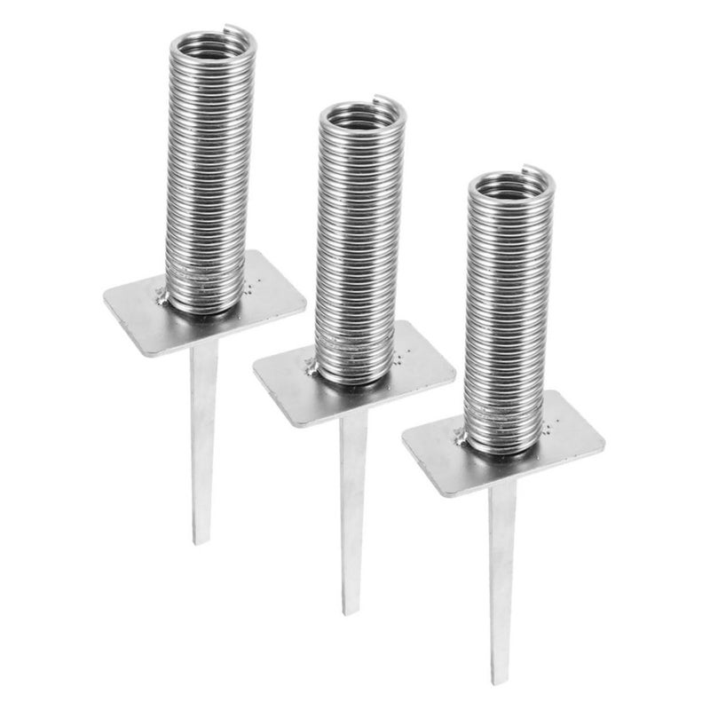 3 Pcs Soccer Flag Pole Holder With Ground Stakes For Agility Training Field Marking - Image 2