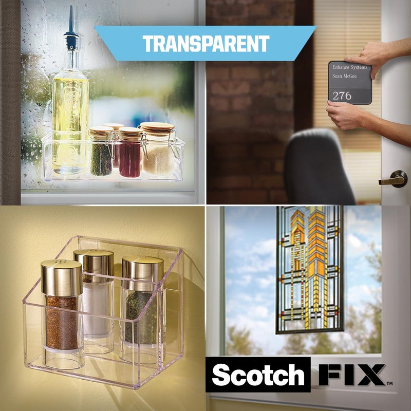 Scotch  Scotch-Fix™ Clear Double-Sided Mounting Tape 410H-CLR-EU, 25mmx1.5m, 24 RL/CV - Image 3