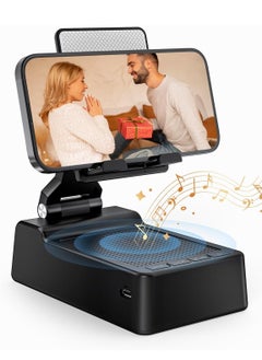 General Birthday Gifts for Men Women, Phone Stand with Bluetooth Speaker, HD Surround Sound Speaker, Compatible with All iPhone/Android Phones iPad Kindle, Cool Gadget Gift for Men Women Dad Mom Christmas Birthday  - Image 1