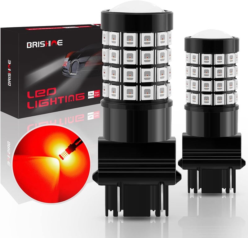 BRISHINE LED Flashing Brake Light Bulbs - Pack of 2 - Image 1