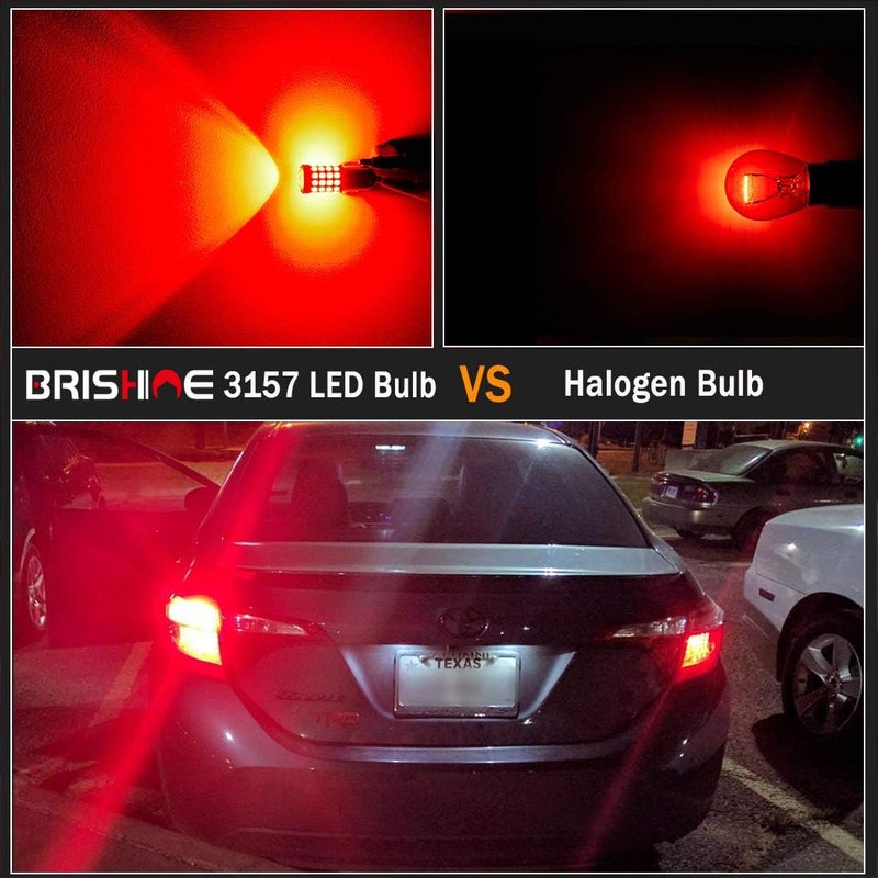 BRISHINE LED Flashing Brake Light Bulbs - Pack of 2 - Image 2