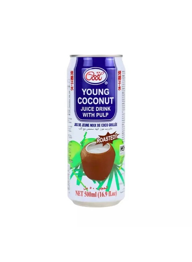 Ice Cool Young Coconut Juice Drink with Pulp- 500ml - Image 1