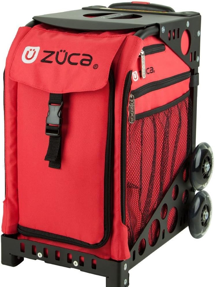 ZUCA Bag Chili Insert  Black Frame wFlashing Wheels