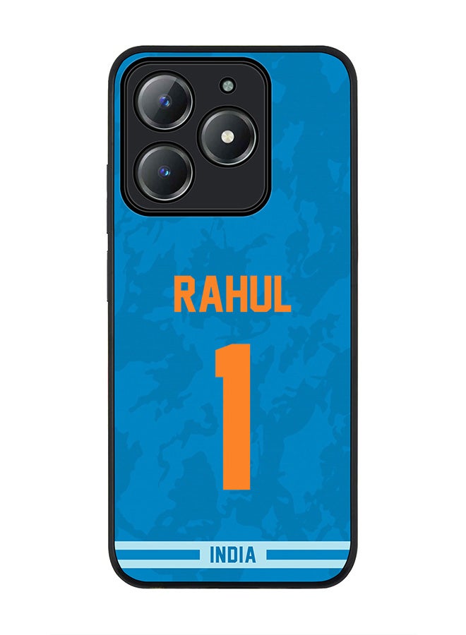 Stylizedd For Realme C63 / Realme C61 4G Case,Slim fit Camera Protection, Shockproof Thin Phone cover  - India KL Rahul, Jersey No 1 - Image 1