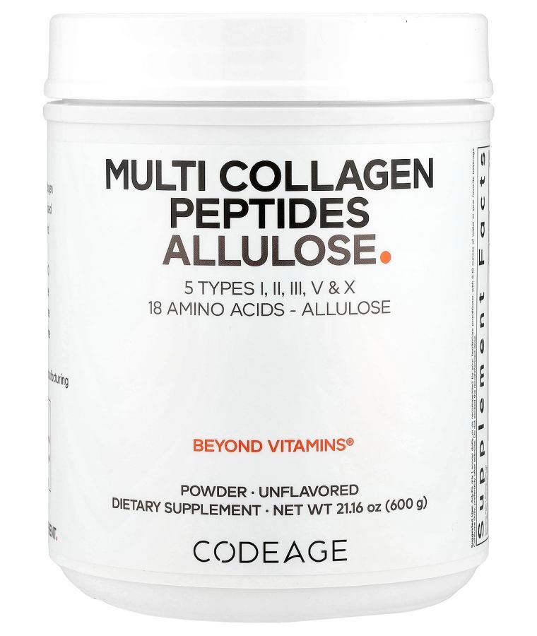 Multi Collagen Peptides Allulose Unflavored 21.16 oz (600 g)