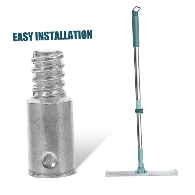 2Pcs Threaded Tip Extension Pole Replacement for Broom Handles Stable Durable White - Image 4