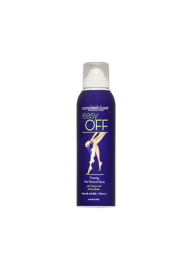 Completely Bare completely bare easy OFF Foaming Hair Removal Spray - Moisturizing Shea Butter & Aloe Vera  - Image 1