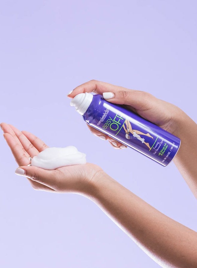 Completely Bare completely bare easy OFF Foaming Hair Removal Spray - Moisturizing Shea Butter & Aloe Vera  - Image 5