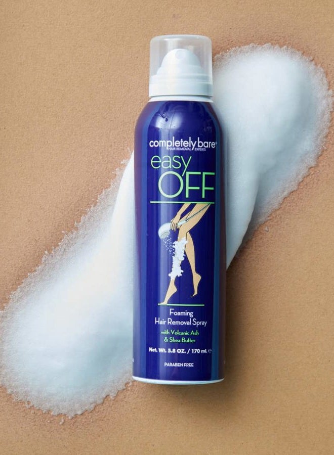 Completely Bare completely bare easy OFF Foaming Hair Removal Spray - Moisturizing Shea Butter & Aloe Vera  - Image 3