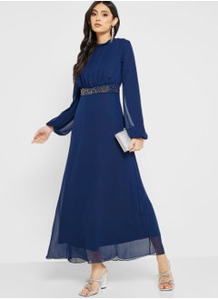Embellished Waist Detail Dress