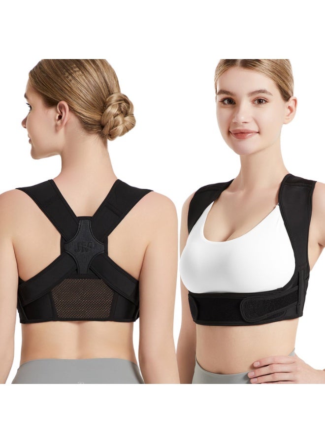 Posture Corrector for Back Support: Adjustable Shoulder Posture Brace for Men and Women (L) - Image 1