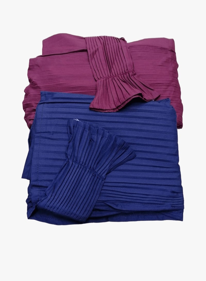 مون 2/شرشف صلاة مرد قطن ناعم ومريح للغاية  يتضمن طرحة ويغطي الجسم بالكامل بمقاس موحد وواسع مناسب لجميع الأجسام - Image 1