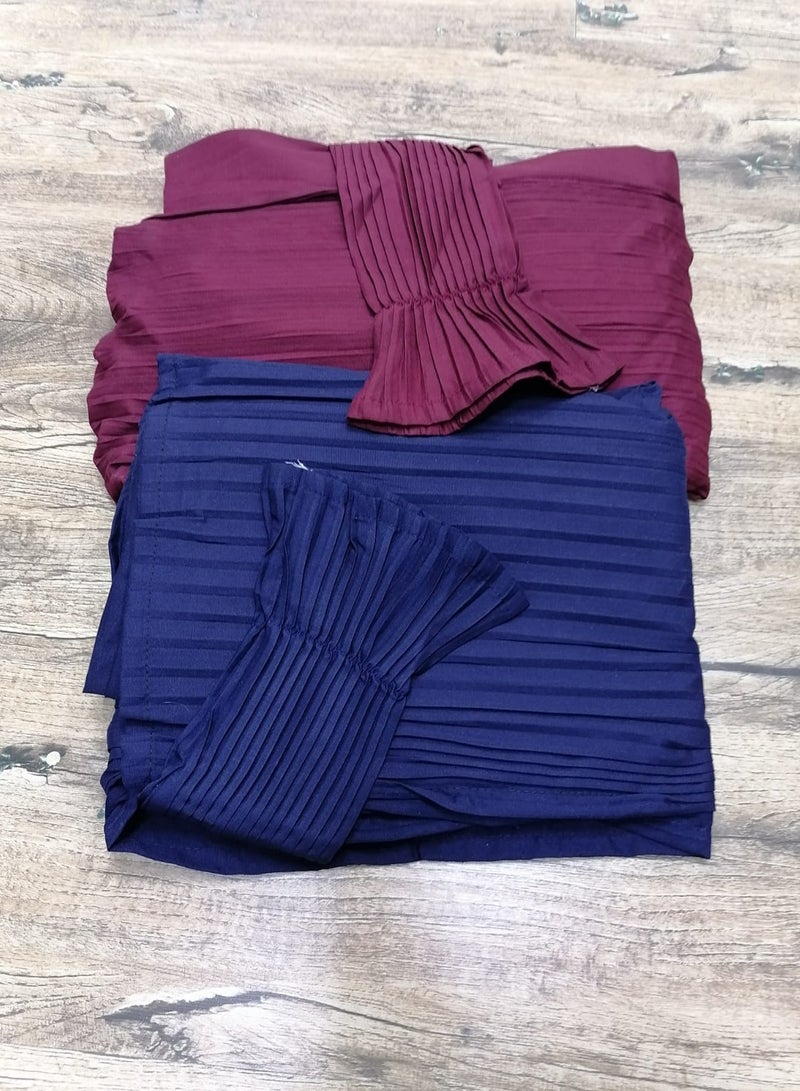 مون 2/شرشف صلاة مرد قطن ناعم ومريح للغاية  يتضمن طرحة ويغطي الجسم بالكامل بمقاس موحد وواسع مناسب لجميع الأجسام - Image 2