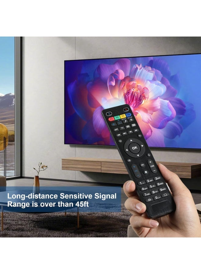 TIGER Replacement TV Remote Controller for MAG IPTV Set Top Boxes – Compatible with MAG 250, 254, 255, 260, 261, 270 Models, Universal Infrared Remote, Plug & Play, Durable Design, Black Color - Image 3