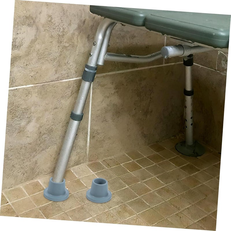 Bathtub Chair Replacement Feet: 28.6mm Grey Non-Slip Rubber Feet - Bathroom Safety Accessories for Shower & Bathtub Chair Use - Image 4