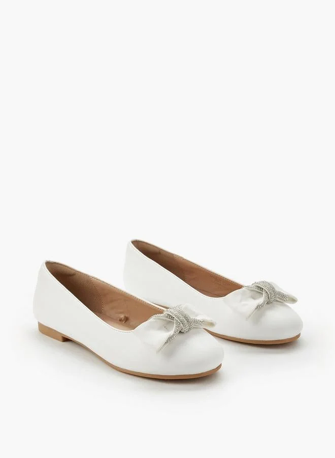 Celeste  Girls Bow Embellished Ballerina Shoes for Women | Best Price UAE