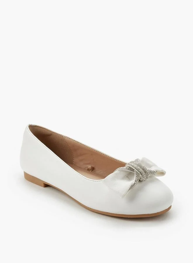 Celeste  Girls Bow Embellished Ballerina Shoes for Women | Best Price UAE