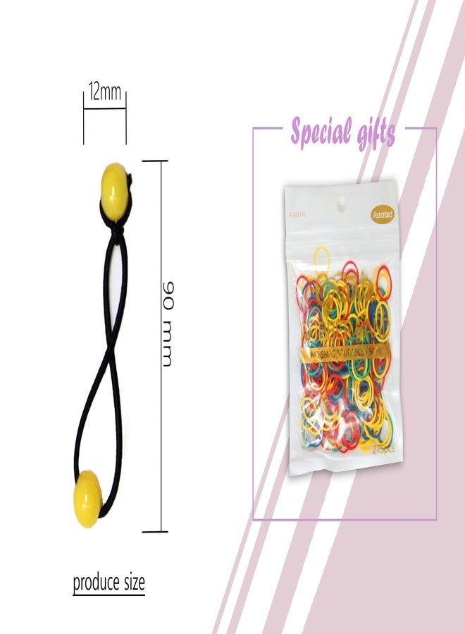 كوكو - بريموم، ٢٨ قطعة من ربطات الشعر الفقاعية. ربطات شعر مطاطية ١٢ مم، حاملات ذيل حصان فقاعية. إكسسوارات مطاطية ملونة للأطفال الرضع والفتيات الصغيرات والنساء من جميع الأعمار (مزيج شفاف) - Image 5