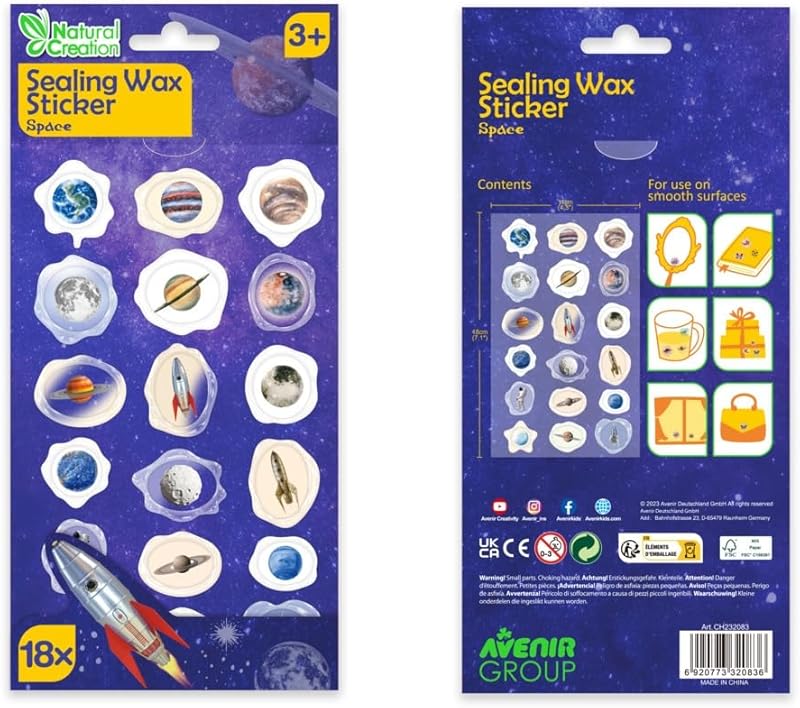 Natural Creation Sealing Wax Sticker Space