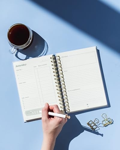 epic self The ADHD Planner - Undated Daily Weekly Schedule Organizer Journal for Disorganized People - Habit Tracker Record Emotions & Mood - Academic Goals - Structure & Focus for Adults Brains (Spiral) - Image 3