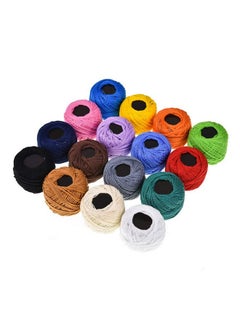 SUPVOX Embroidery Thread Multicolor Cross Stitch Threads For Crochet Hardanger16Pcs  - Image 1