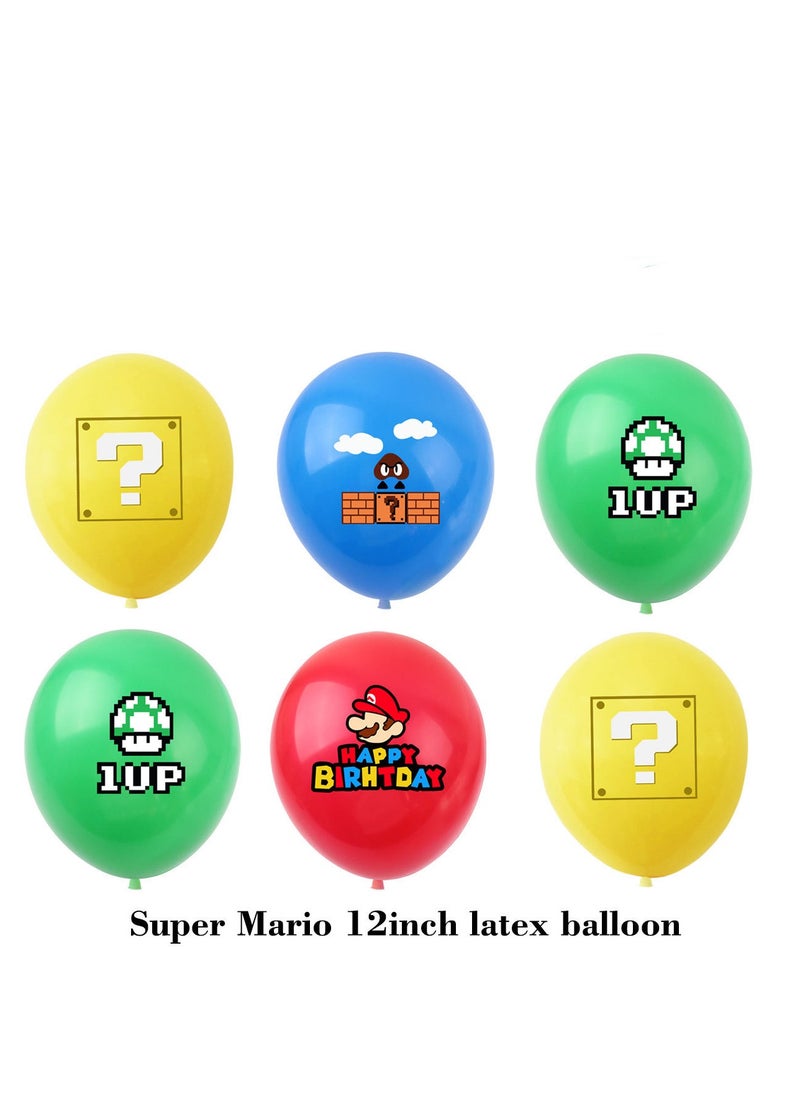 xppier 42 Pieces Mario Theme Birthday Decorations for Children's Birthday Supplies  - Image 5