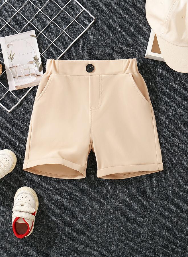 Take Two Kids Beige Regular Shorts - Image 1