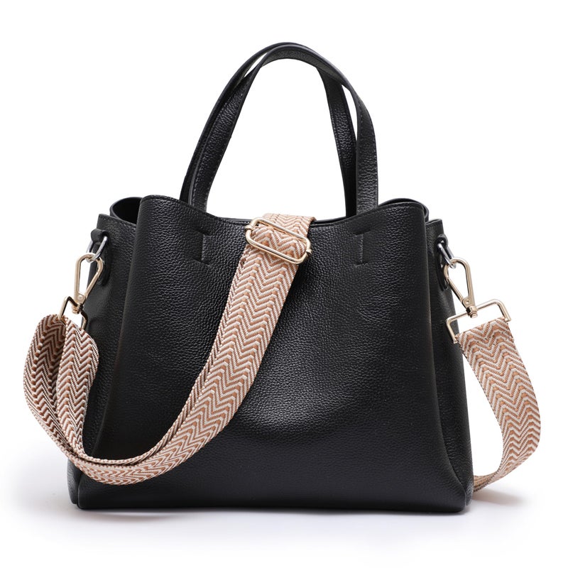 S-Jacorry Purse Strap replacemnet Crossbody Bag Women Wide Adjustable Canvas Cute Shoulder Strap Replacement Belt - Image 3