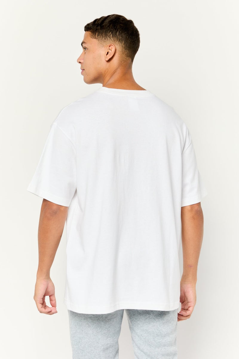 Puma x KidSuper Men Sportswear Fit Short Sleeve Outdoor T-Shirts, White - Image 3