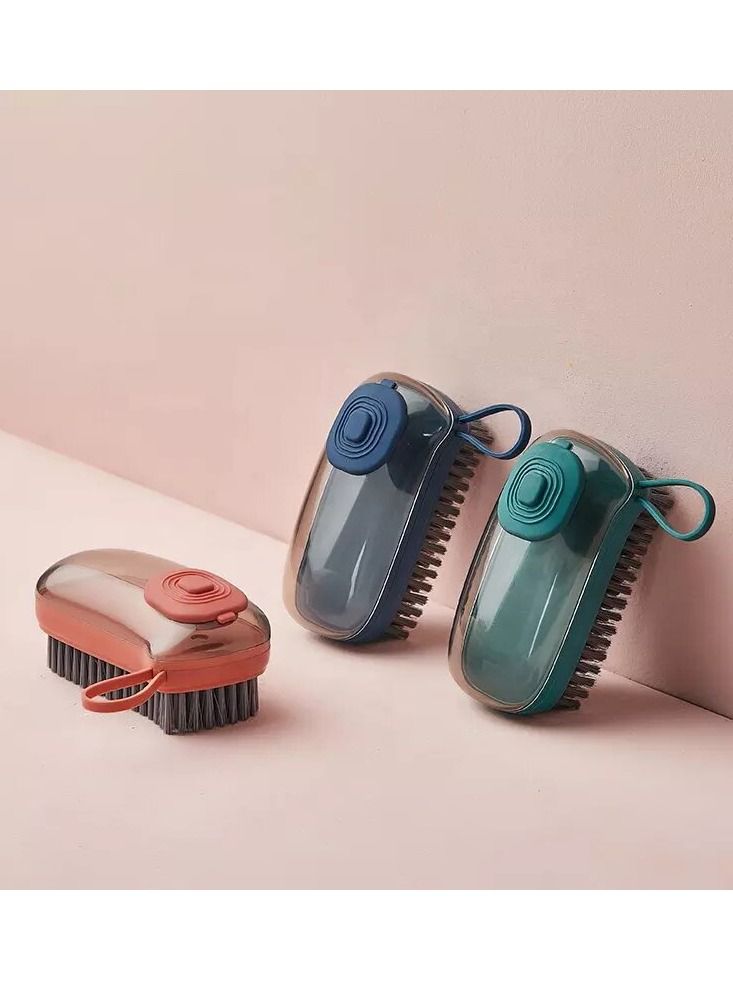 درامــــــا هوم  طقم فرشاة تنظيف وتوزيع الصابون مزودة بالحامل - Image 1