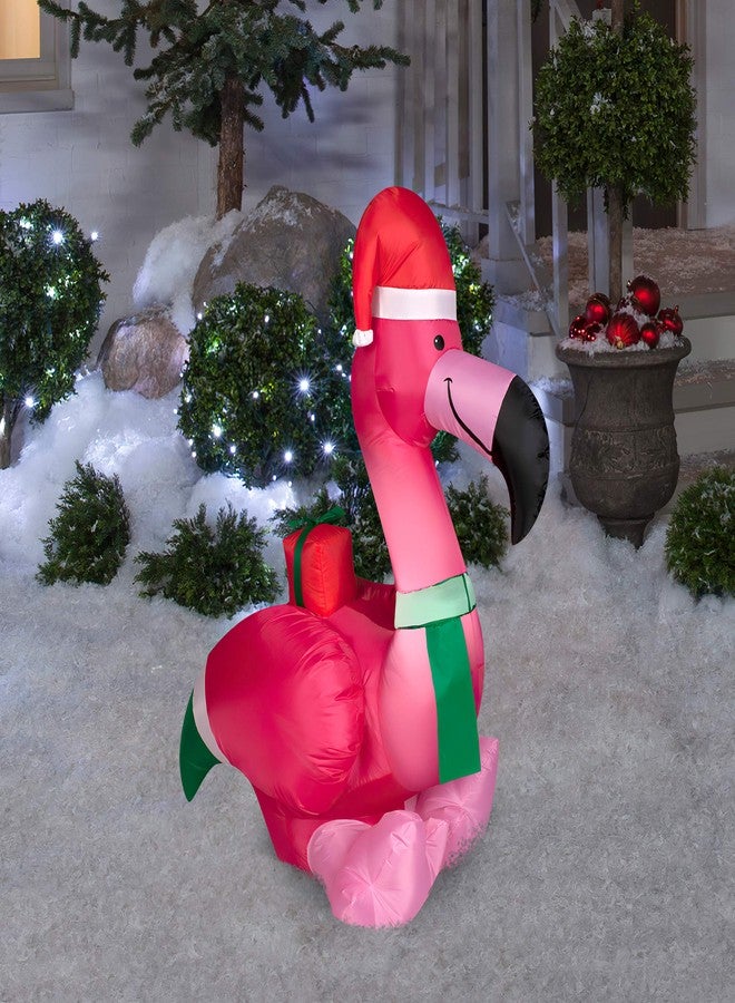 Gemmy Inflatables Holiday G08 35292 Air Blown Outdoor Flamingo Decor - Image 2