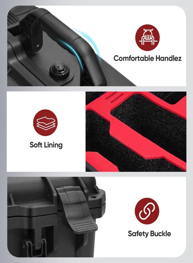 Yeeyuue Carrying Case for Nintendo Switch/OLED,IP67 Waterproof Hard Shell Travel Case with Soft Lining,Protective Storage for Console,Pro Controller & All Accessories - Image 3