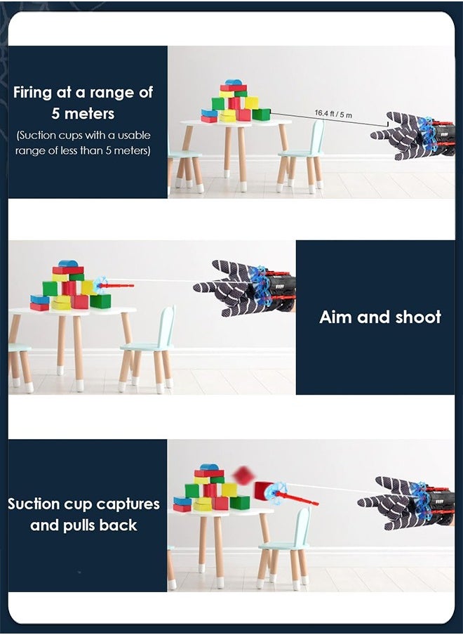 Polish'D Spider Web Shooter, Catapult Toys, Spiderman Peripherals, Wrist Firing GunSuperheroes Wrist Launcher Toy, Funny Children Educational Toys  - Image 5