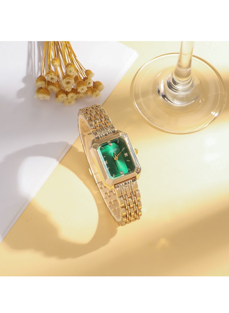 3Pcs Ladies Watch Set Watch + Bracelet Set - Image 2