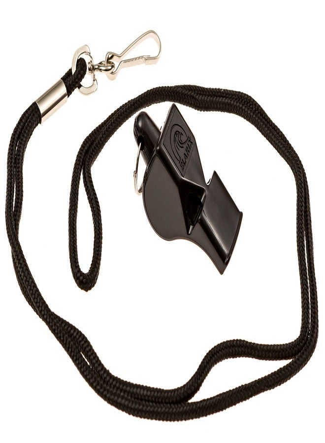 BLARIX Guard Whistle and Lanyard Loudest pealess Whistles for Coach, Referee, Officials (Black and Black) - Image 2