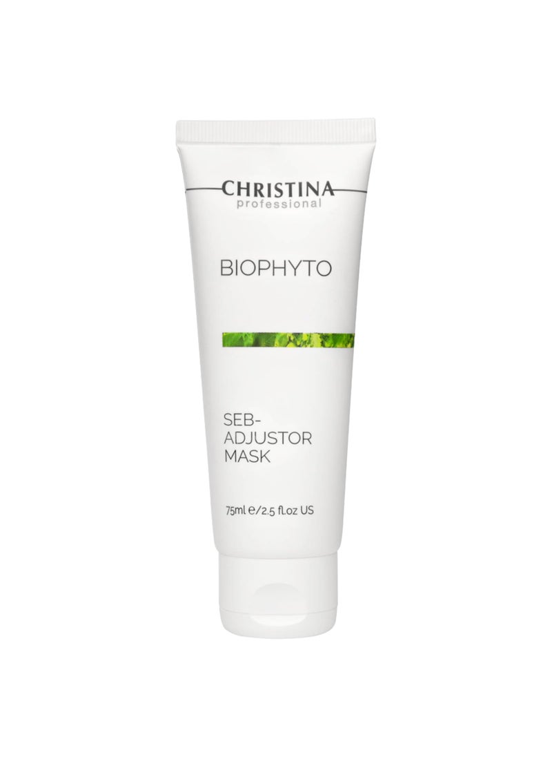-CHRISTINA- -CHRISTINA- Bio Phyto Seb-Adjustor Facial Mask with Moisture Complex | Face Masks Skincare Targets Acne, Blackheads, and Oiliness | Clears and Balances Skin | Suitable for All Skin Types 75ml 