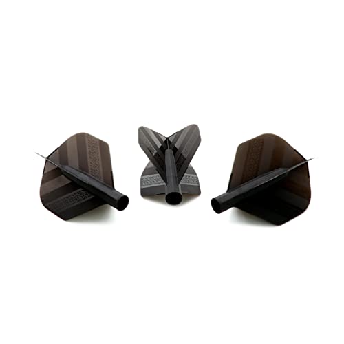 CUESOUL TERO Plus New Double Direction Telescopic and Rotating Dart Flights System-AK4P Dart Flights Black - Image 3