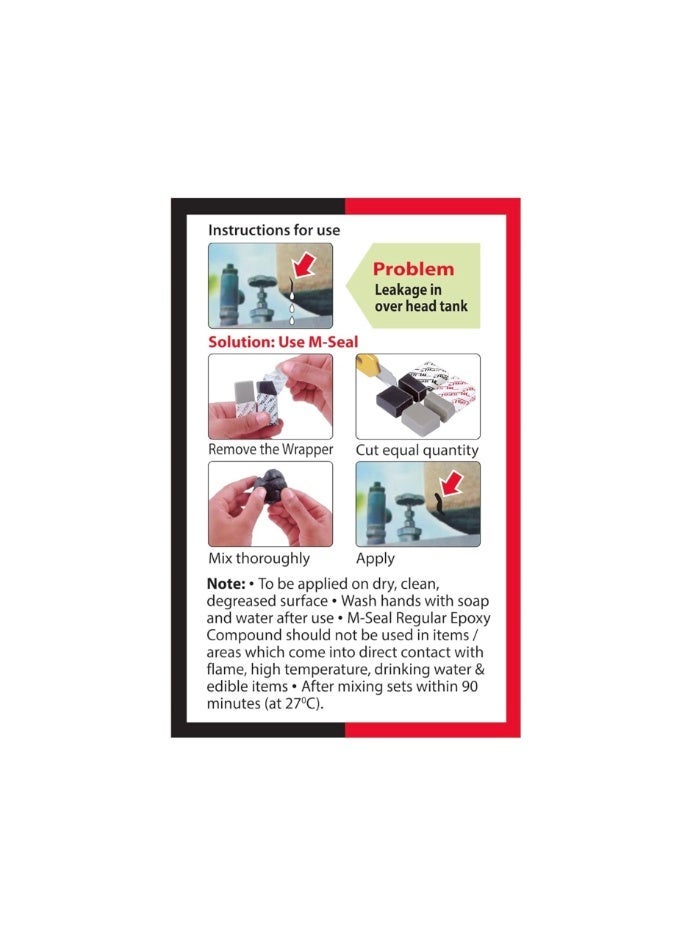 Pidilite M-Seal Regular Epoxy Compound For General Purpose 100g (Pack 2) - Image 4