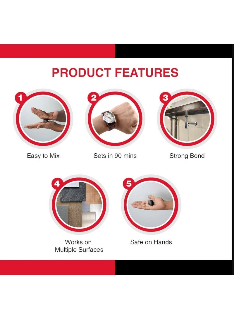 Pidilite M-Seal Regular Epoxy Compound For General Purpose 100g (Pack 2) - Image 3