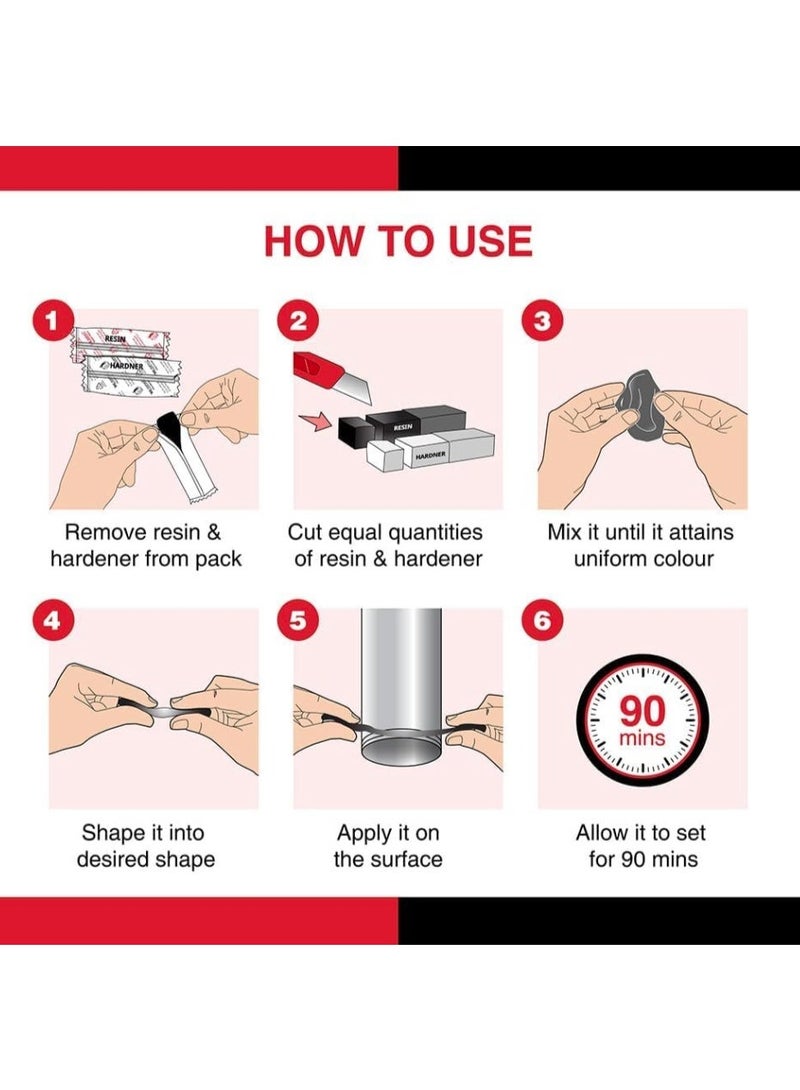 Pidilite M-Seal Regular Epoxy Compound For General Purpose 100g (Pack 2) - Image 2